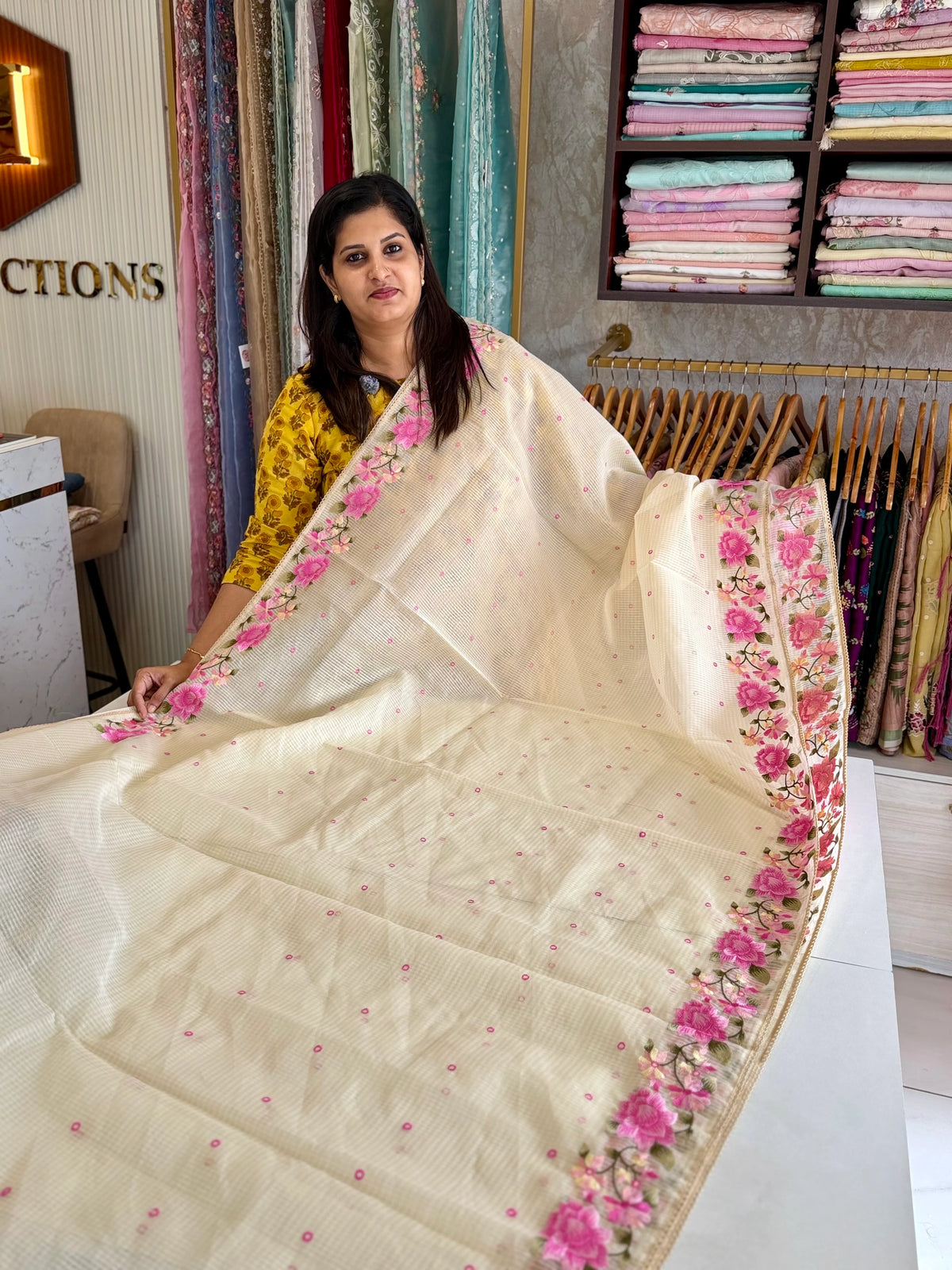 Net kotta saree/ KK53