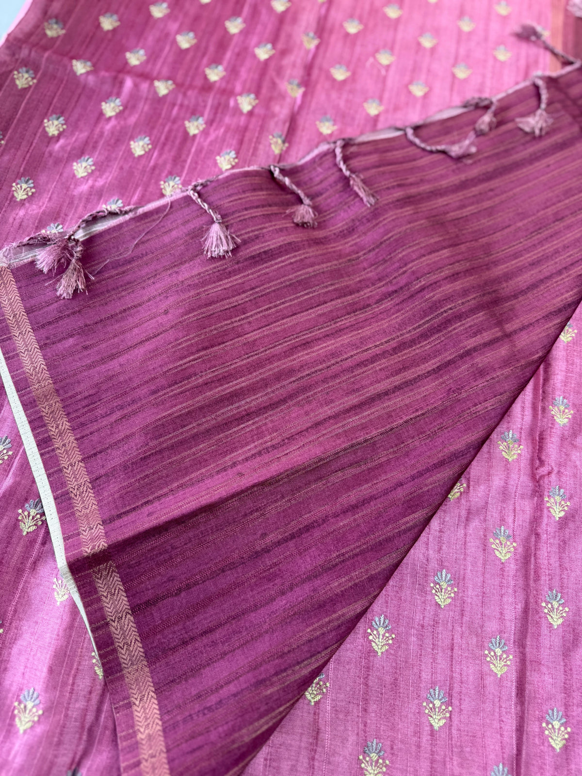 Soft Semi Tussar Saree / FG381