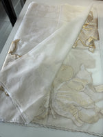 Soft oragnza saree/LK50