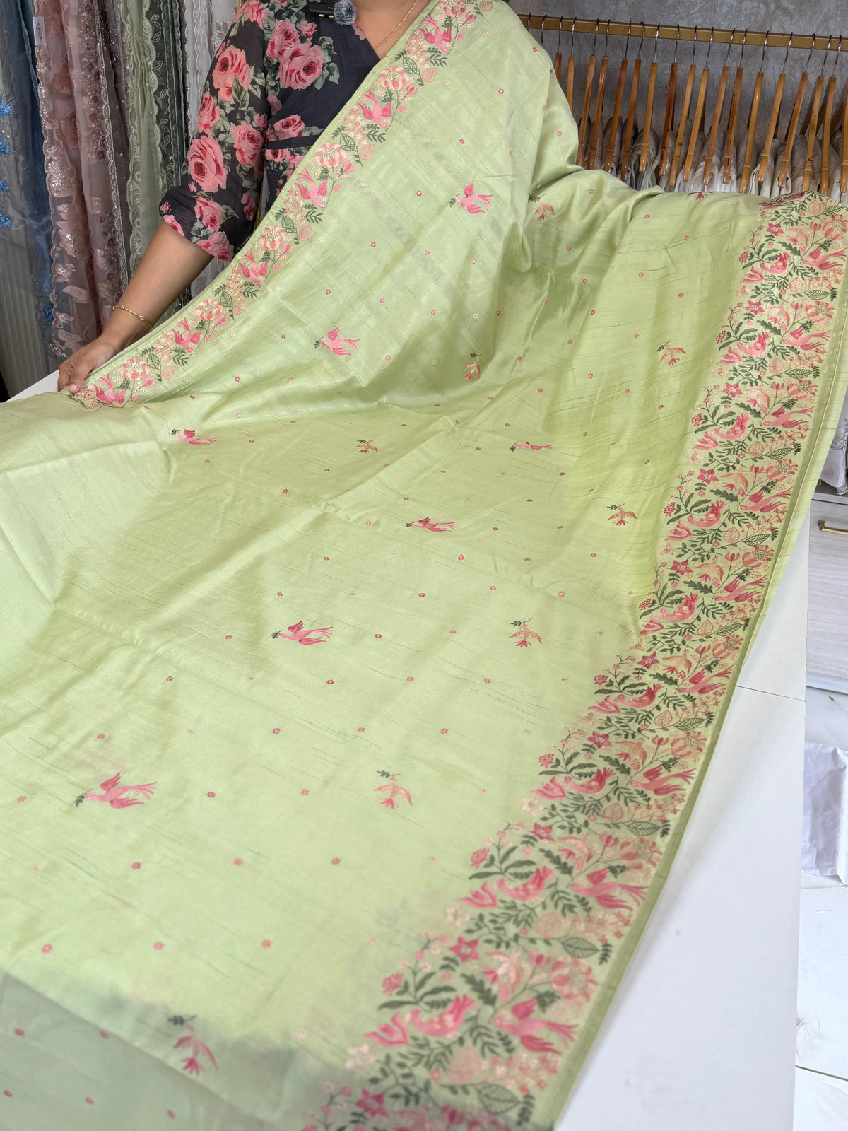 Semi silk saree/ MD166