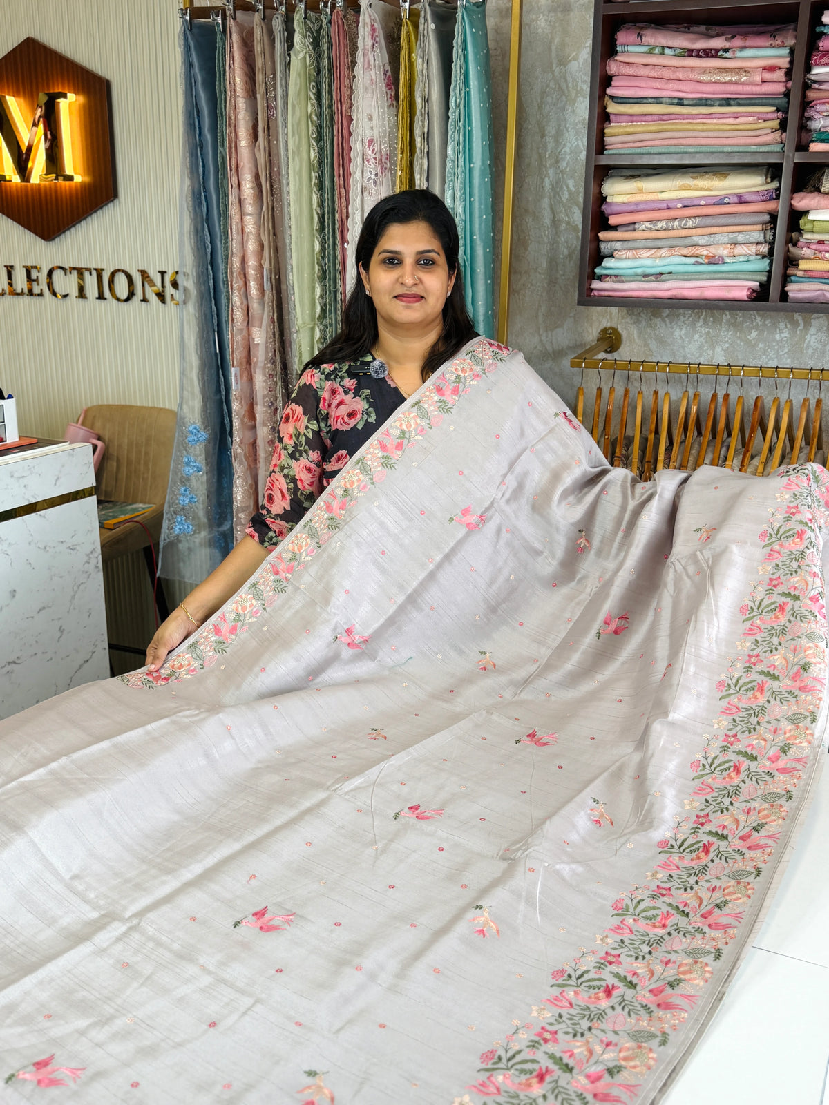 Semi silk saree/ MD166