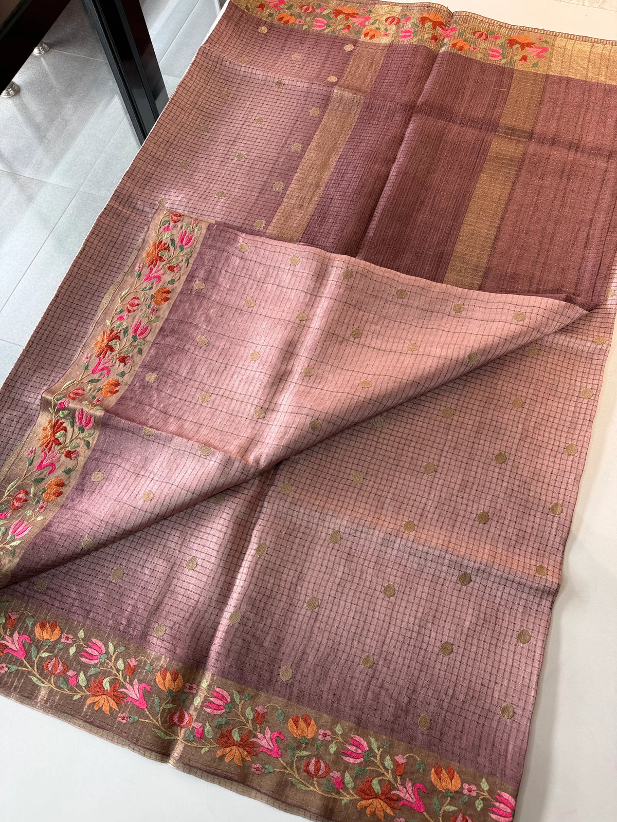 Soft semi Tussar/188C