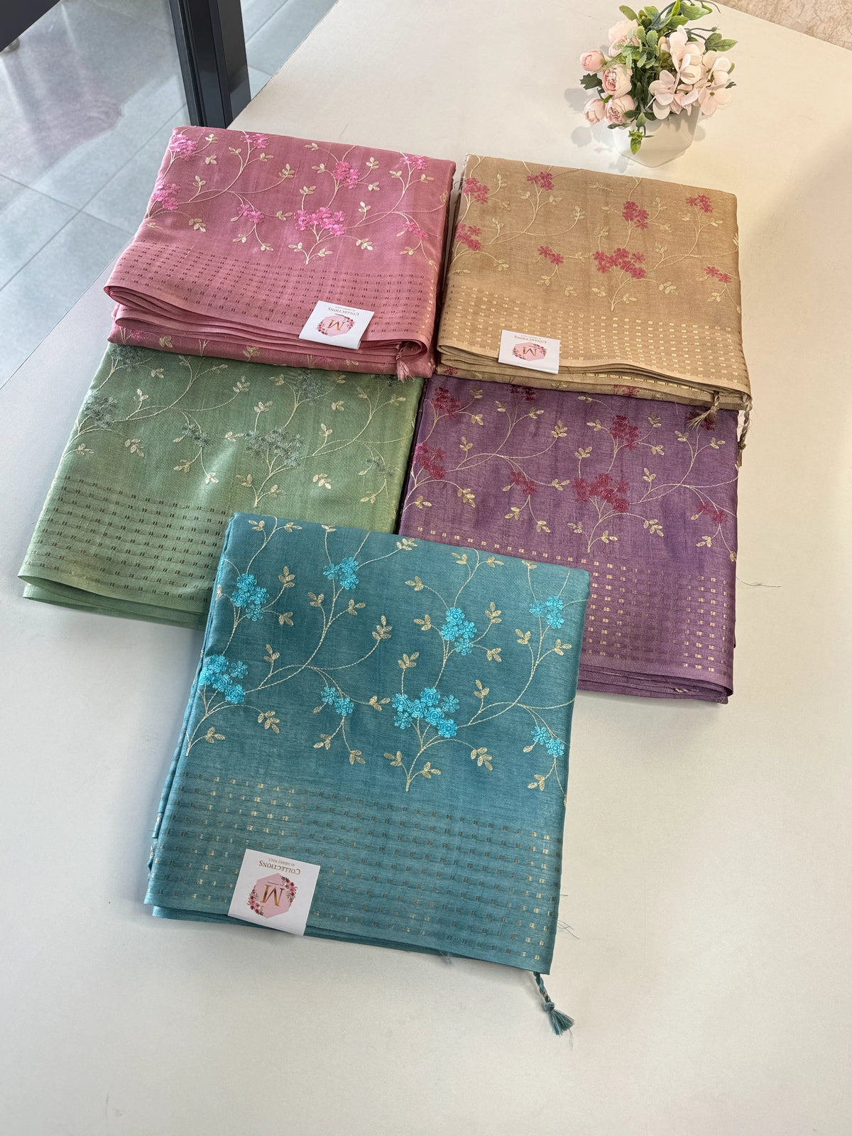 Soft semi Tussar silk saree / MD369