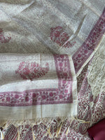 Tissue linen blend unstitched salwar / NC258