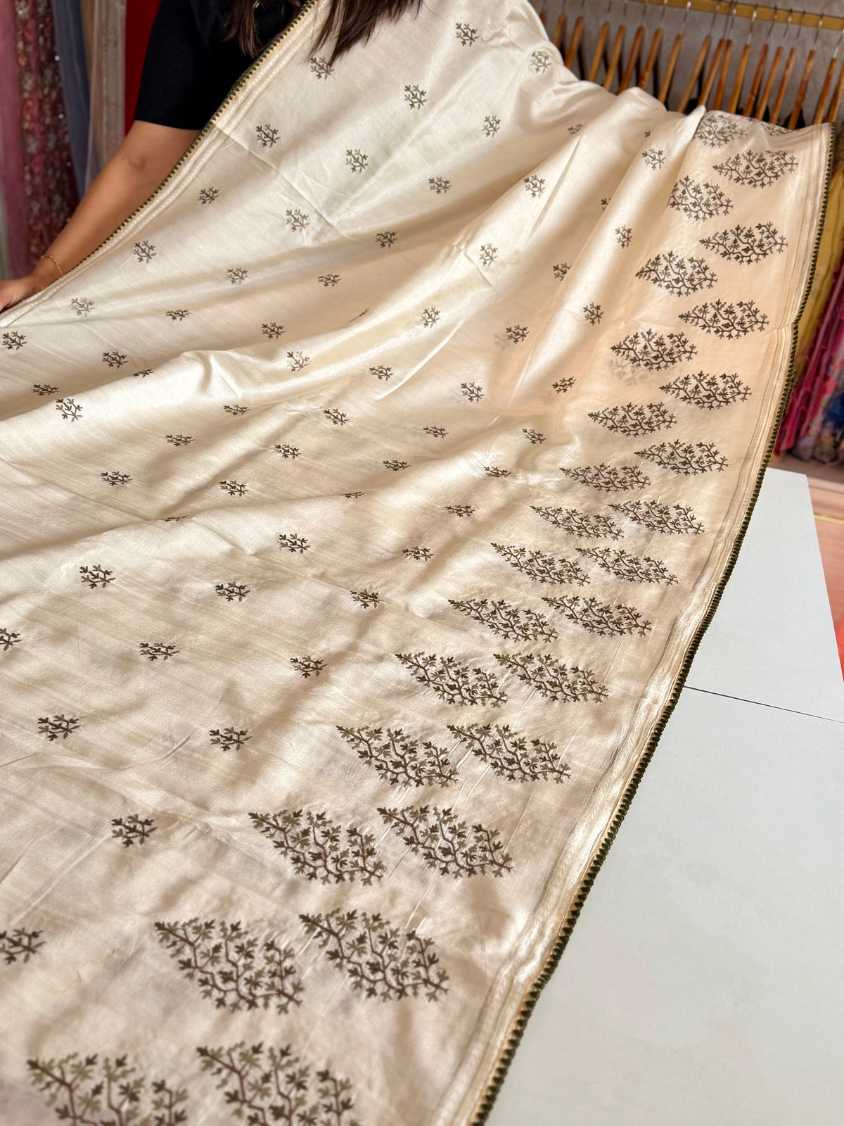 Semi Tussar Saree/ FC32