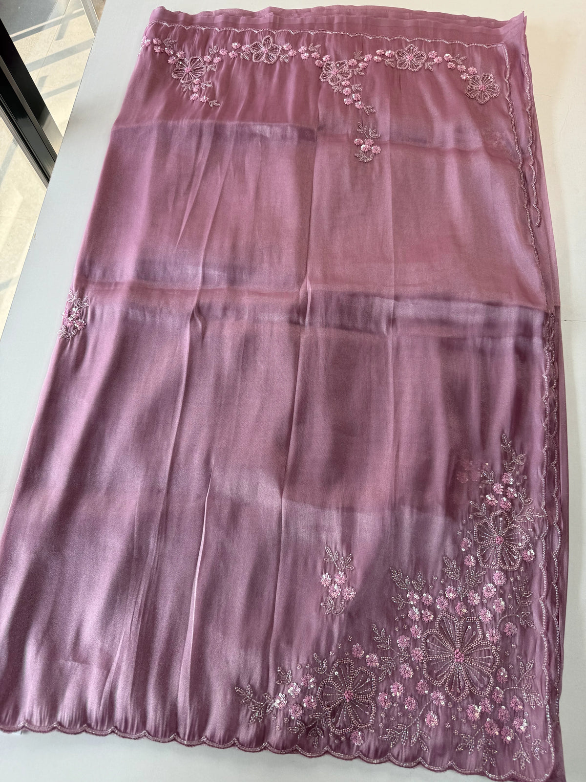 Tissue Organza Saree/ W319