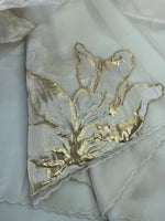 Soft oragnza saree/LK50