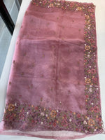 Glass Organza Saree/ WP967