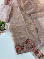 Crushed organza salwar set /US184