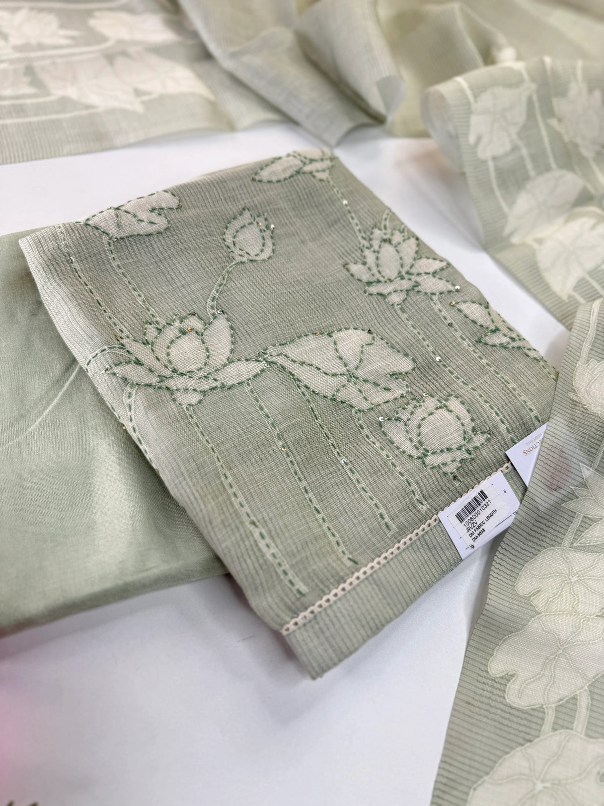 Linen blended salwar set / NC257
