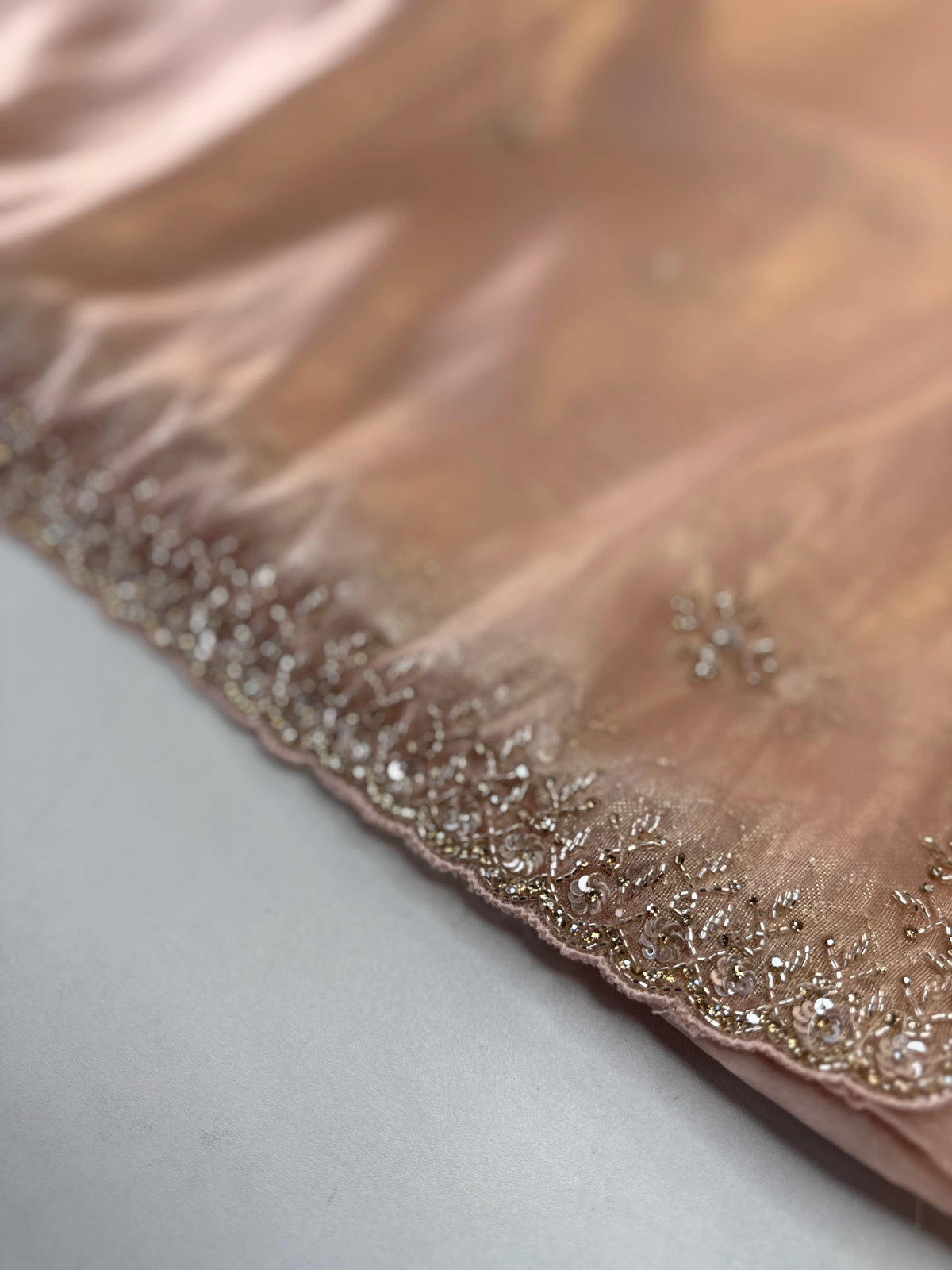Tissue Organza party wear saree/PE92