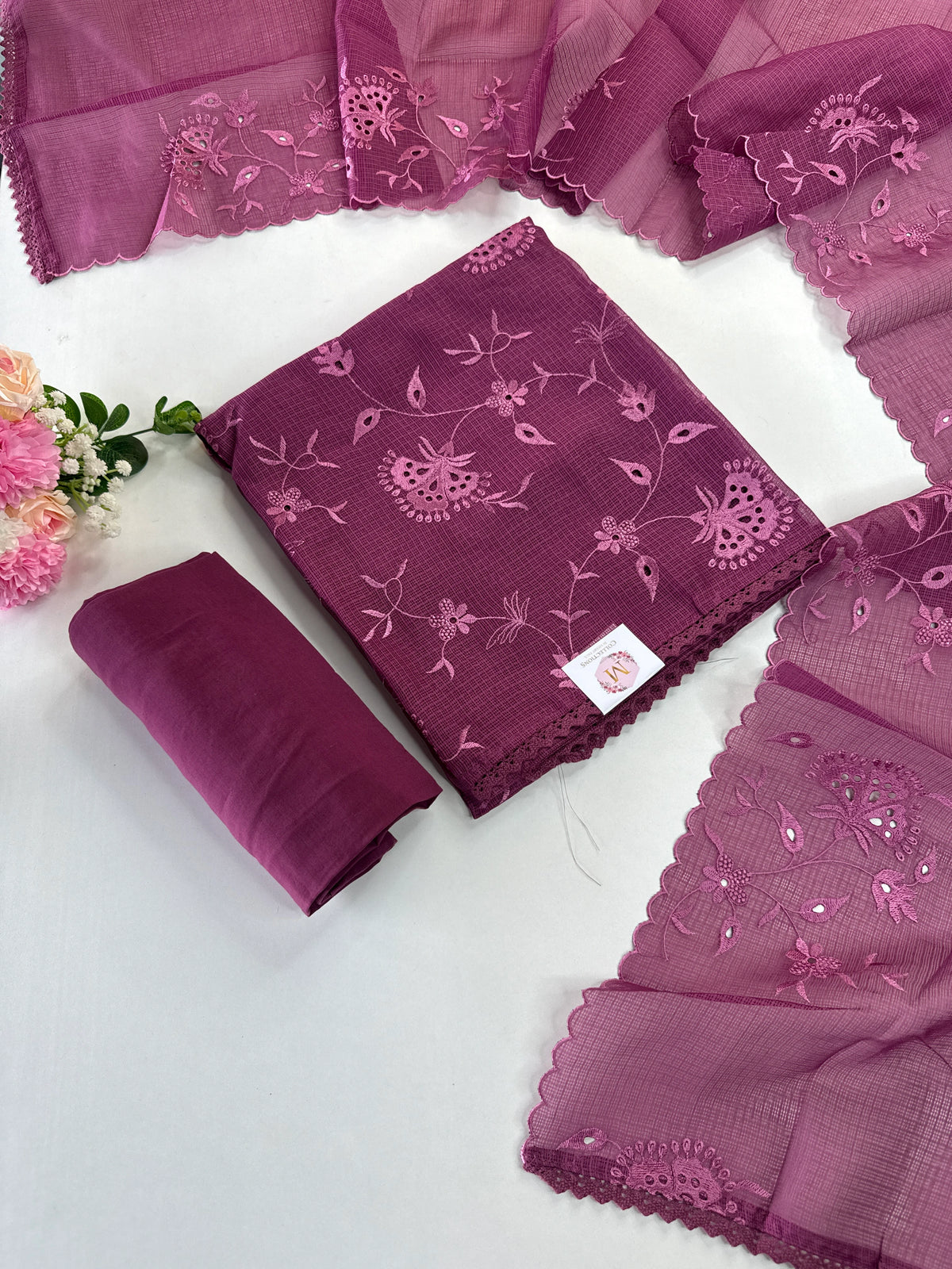 Silky Kotta unstitched salwar set / NC268