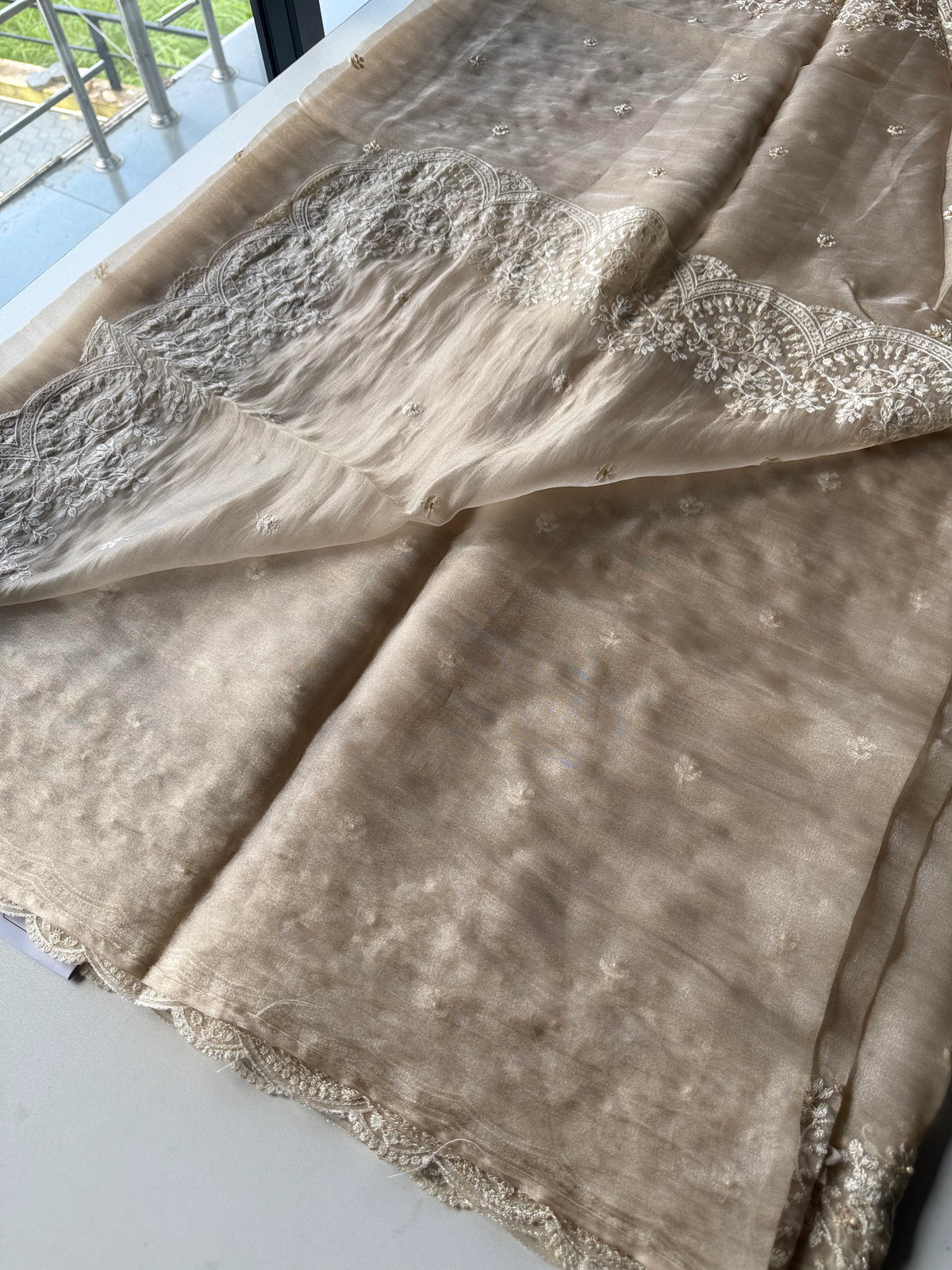 Shimmer crush organza /D15206