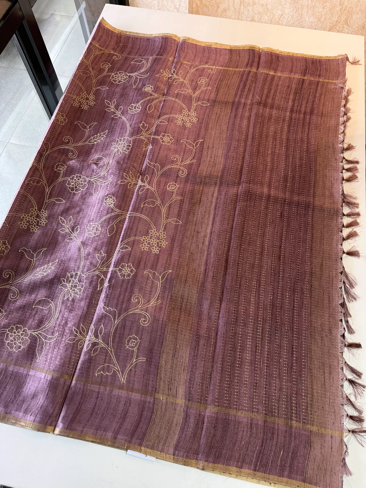 Semi Tussar Saree /MD350