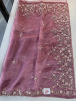 Glass organza Saree/AP810