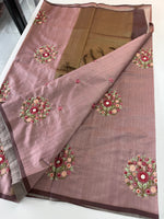 Chanderi blended saree/ KK35