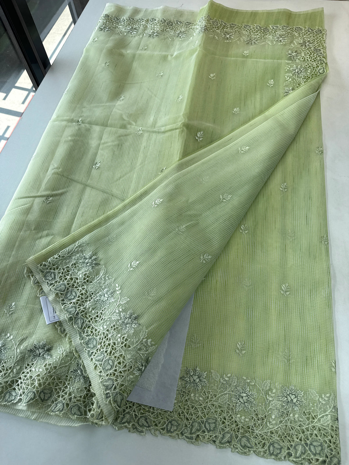 Net kotta Saree(leaf)/ 133EFS