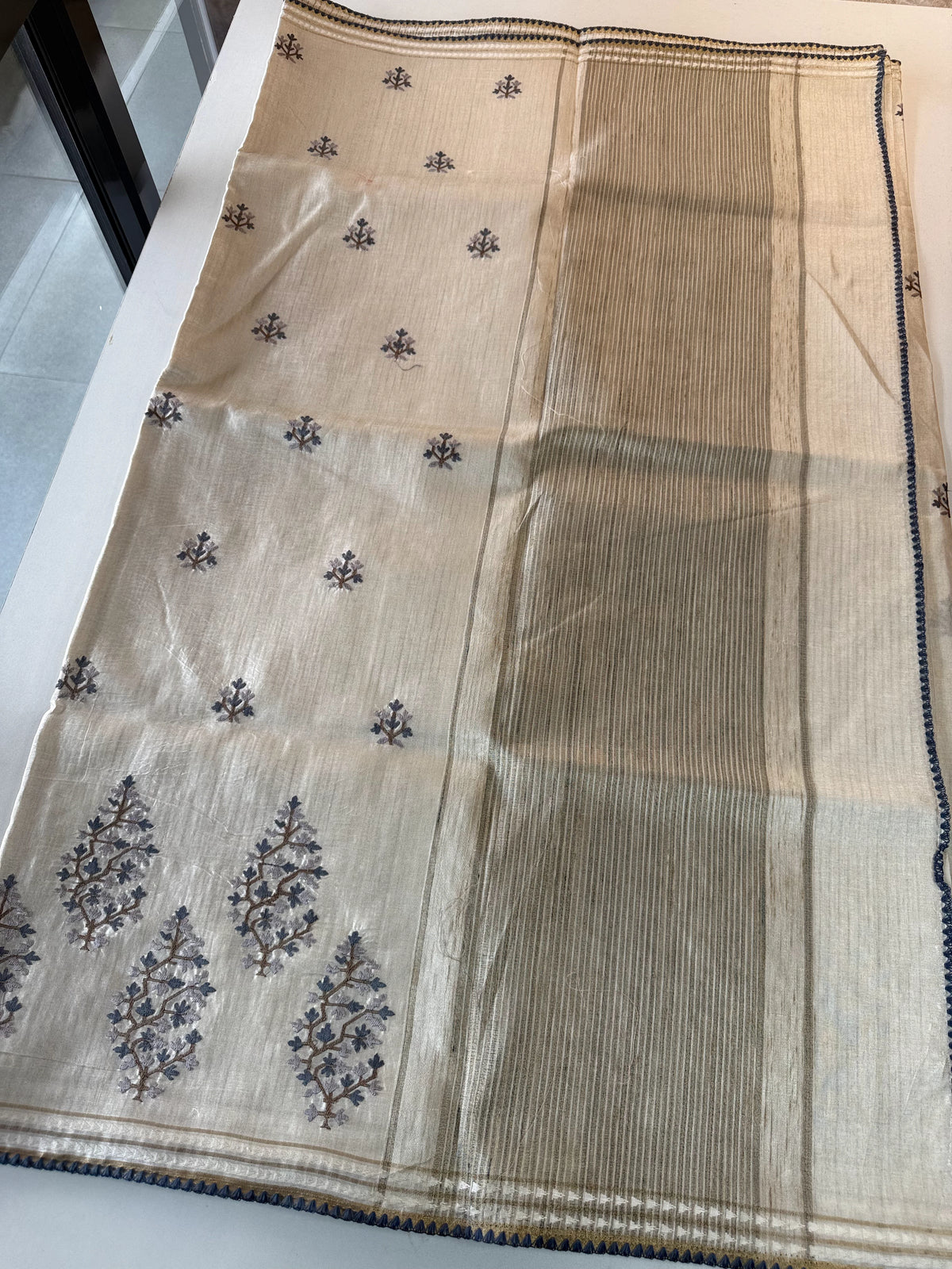 Semi Tussar Saree/ FC32