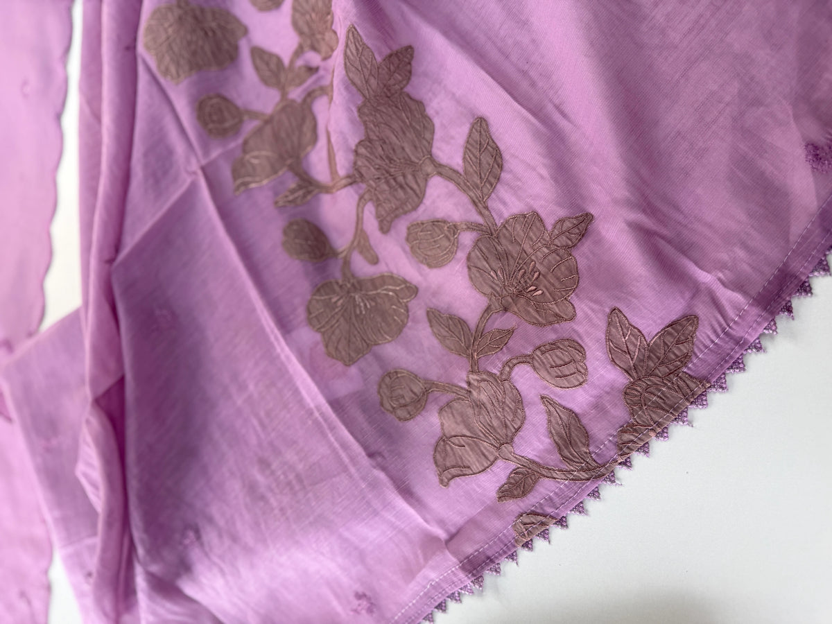 Soft Chanderi unstitched salwar set / NC263