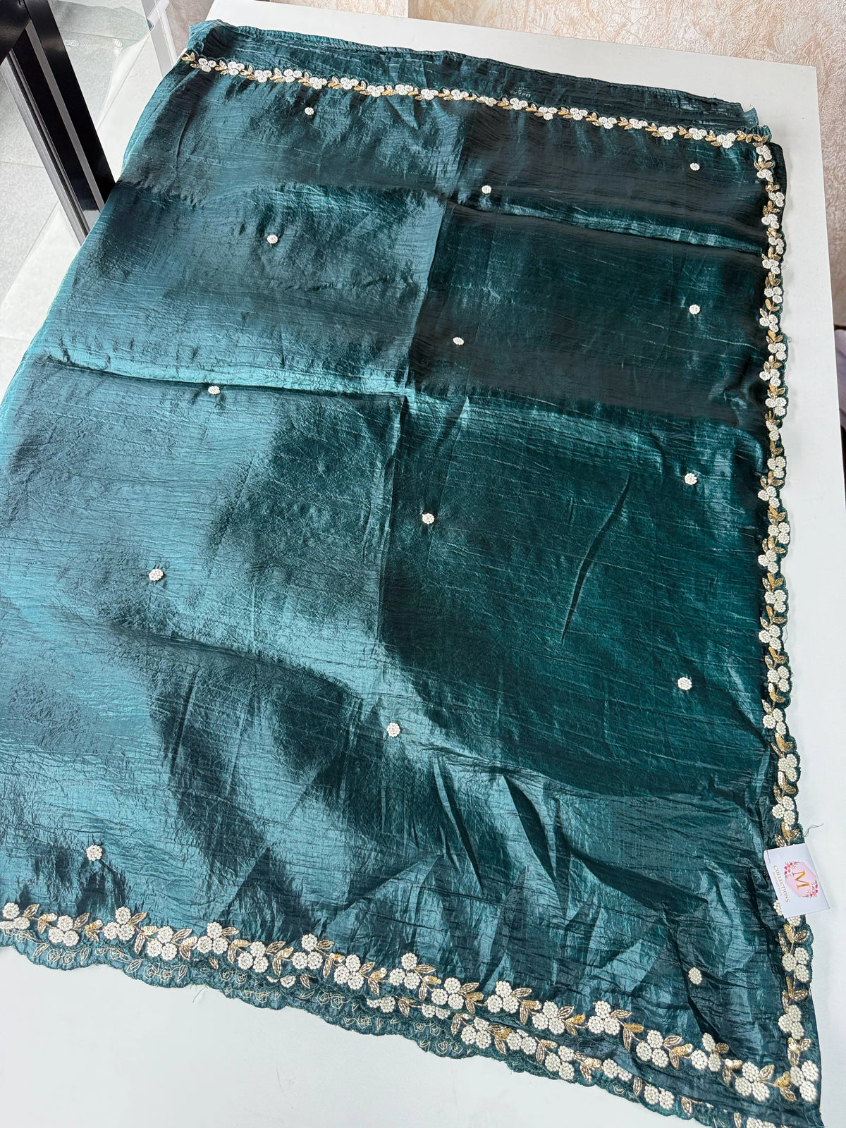 Crushed Organza Saree/AP2947