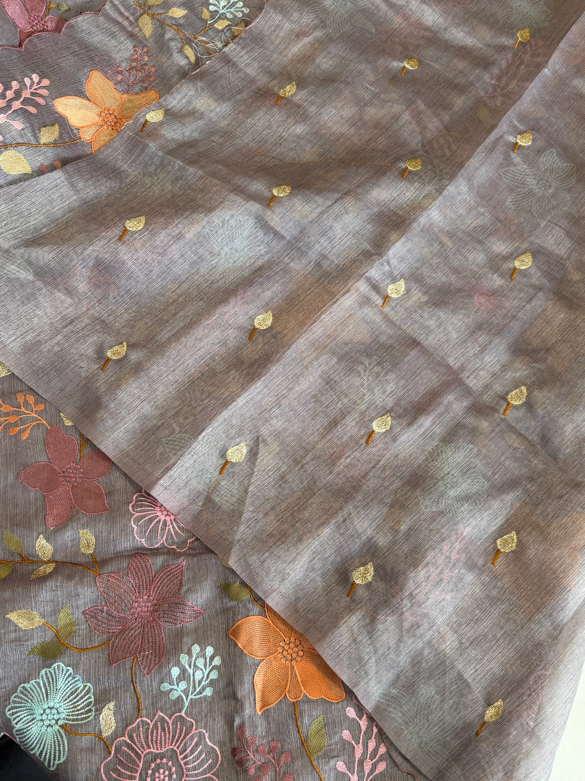 Semi jute Saree/ Kk48