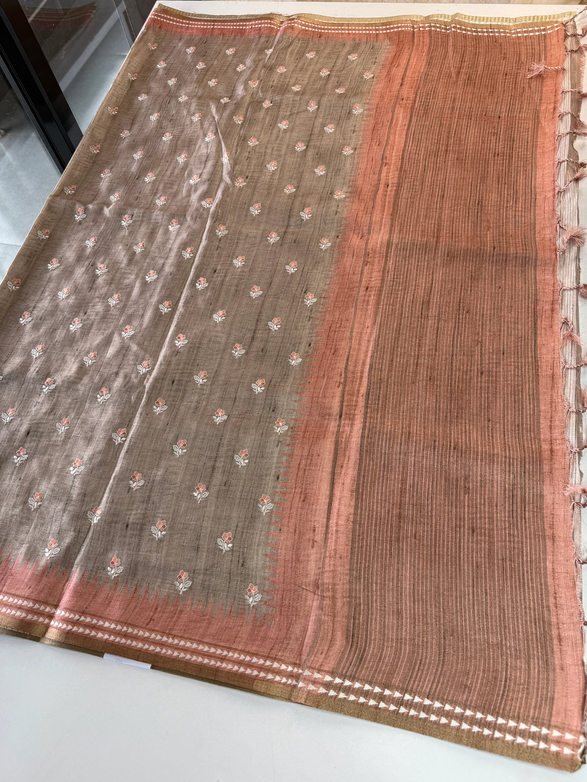 Soft Semi Tussar Saree/FG444