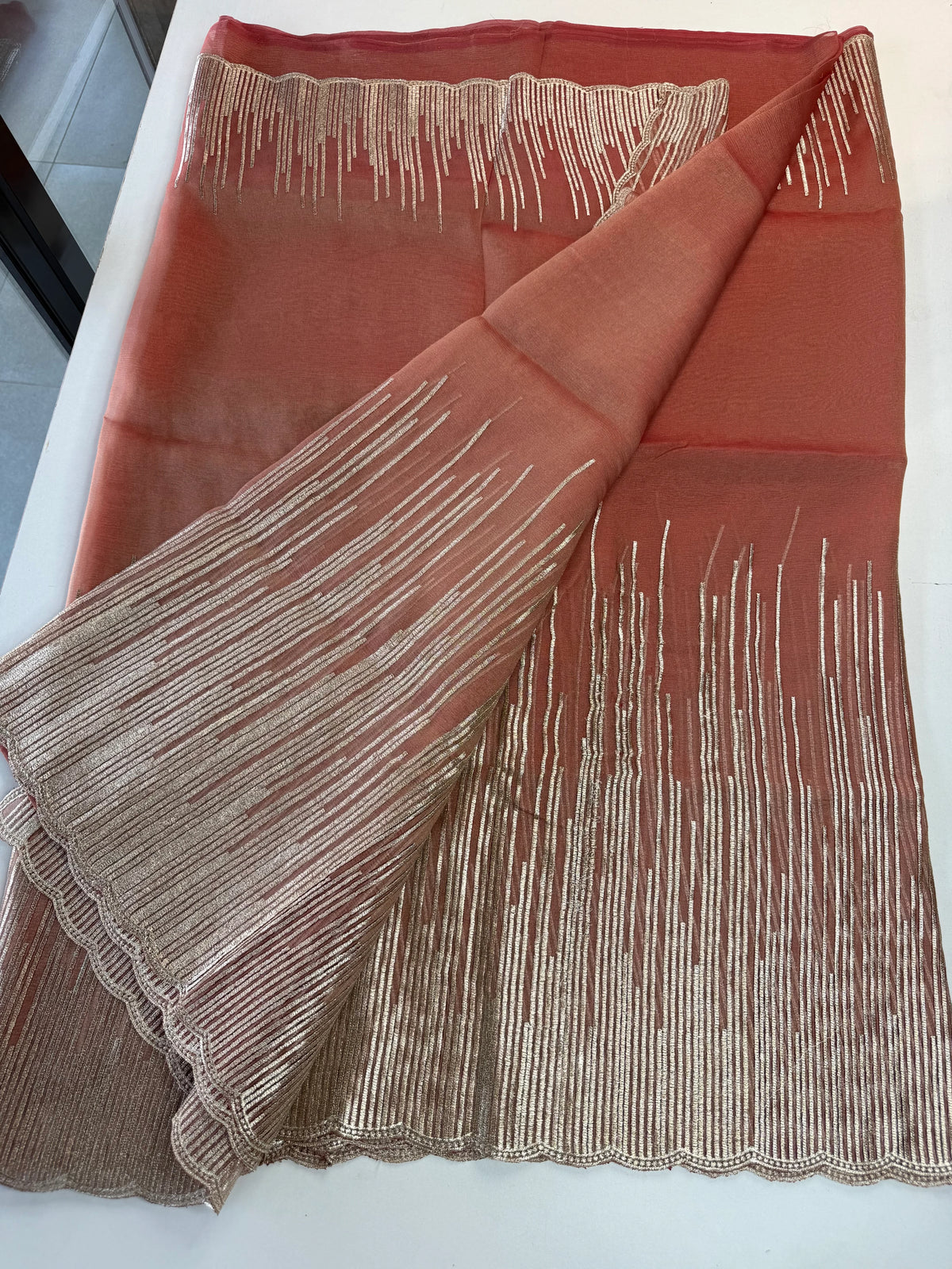 Shimmer Georgette Saree/CW474