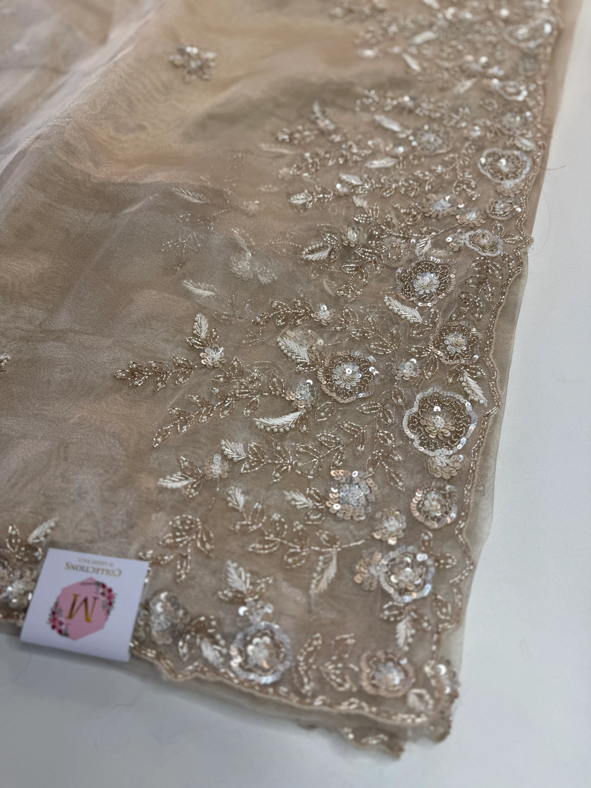Glass organza Saree/AP810