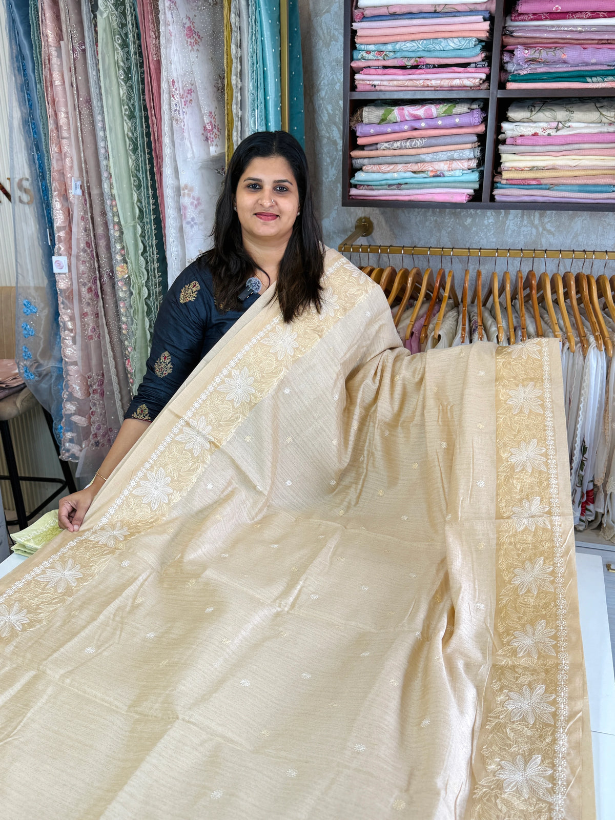 Semi jute saree/ 5163