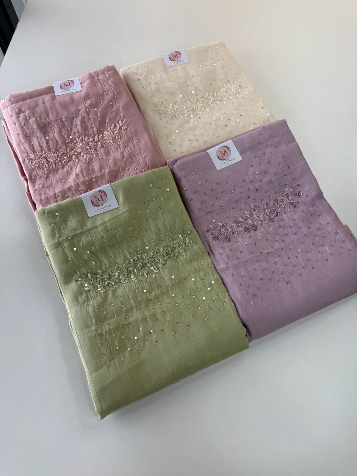 Soft Chanderi unstitched salwar set / NB263