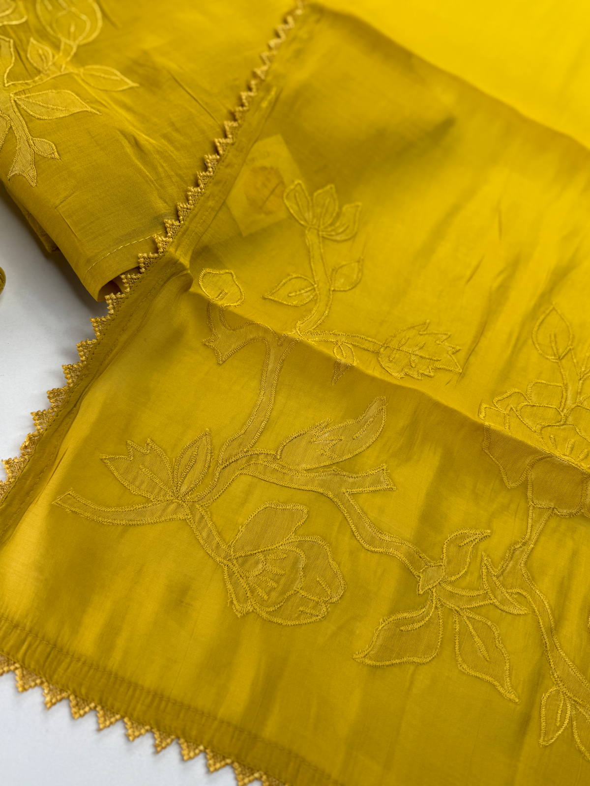 Soft Chanderi unstitched salwar set / NC57
