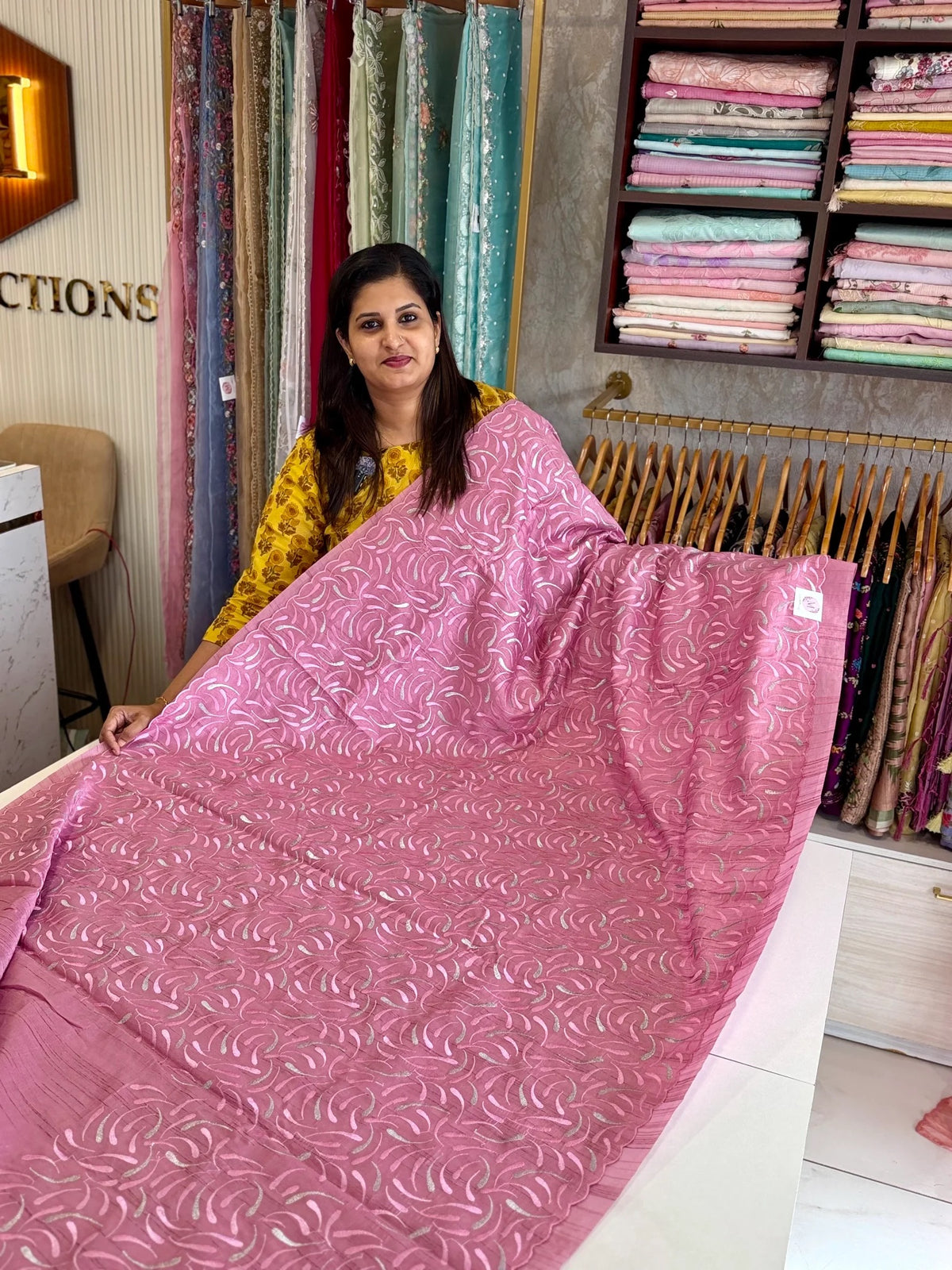 Semi silk saree/ 8036