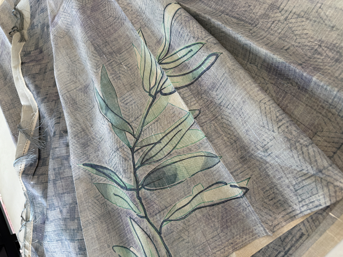 Soft semi silk blended/ 4734