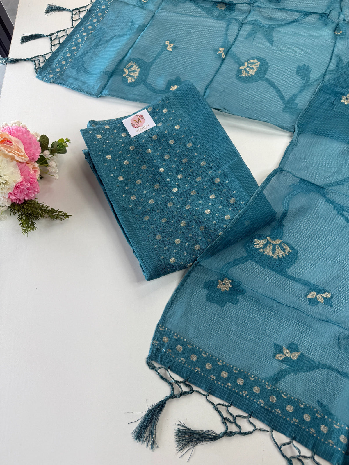 PureSilky kotta unstitched salwar set / NC248