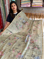 Tissue Chanderi blended saree/ GDF11