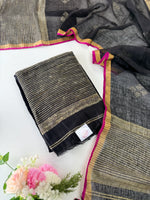 Linen jamdhani unstitched salwar set / NC281
