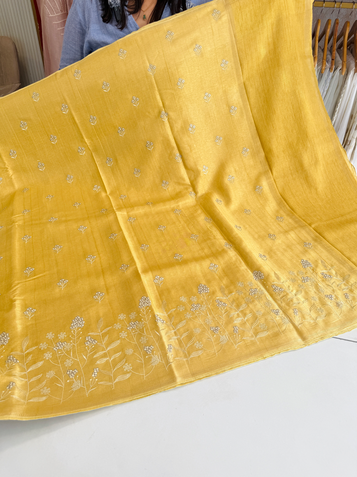 Soft Semi Tussar Saree / FGD481