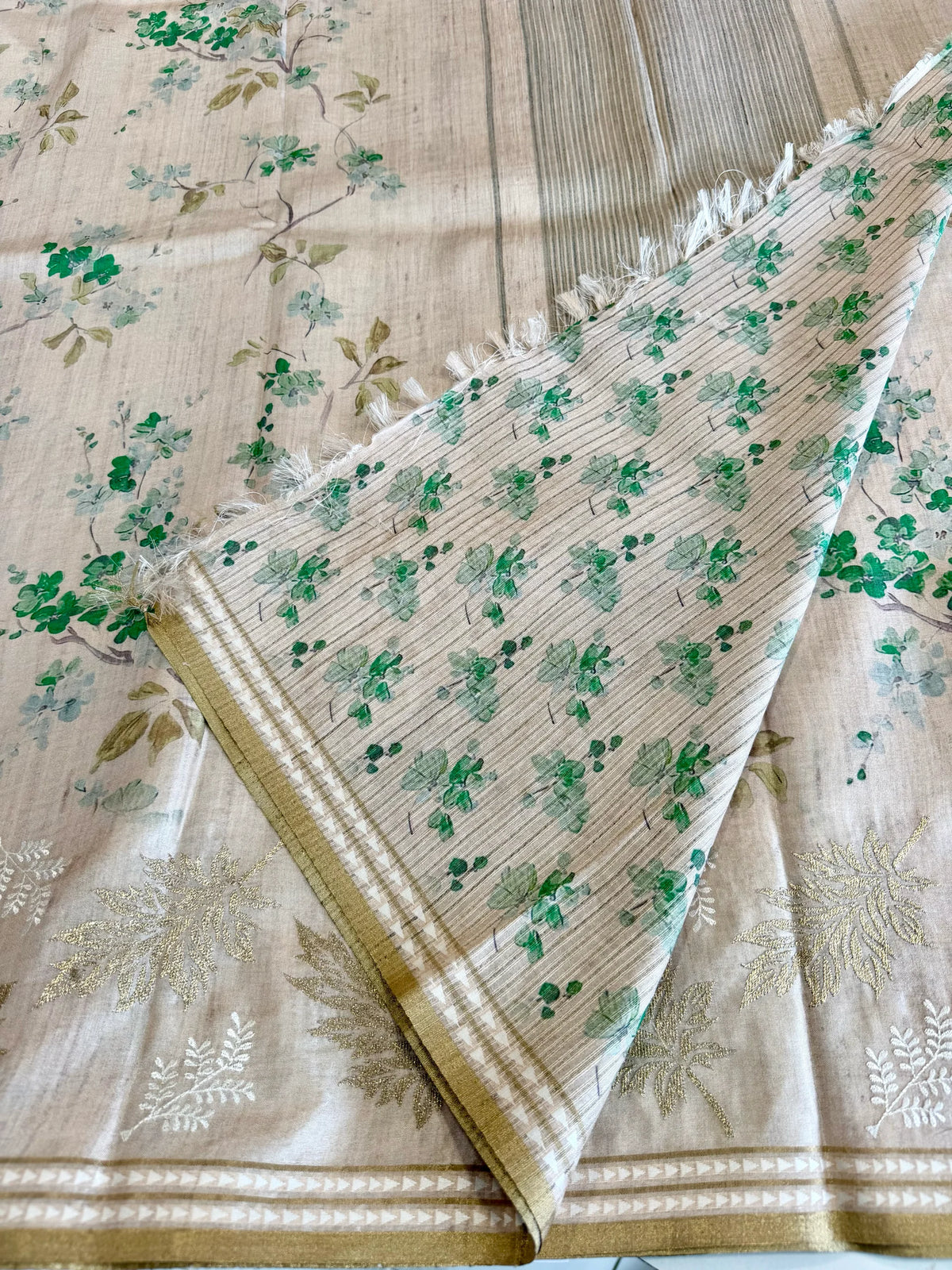 Soft semi Tussar Saree/ 2295