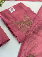 Soft Chanderi unstitched salwar set / NC162