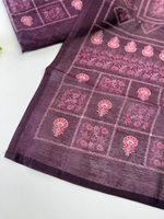 Blended Chanderi unstitched salwar set / NC201