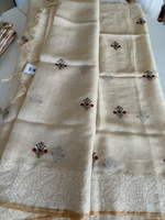 Tissue Linen Saree/ SR564