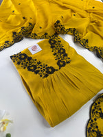 Soft Chanderi unstitched salwar set / NC249