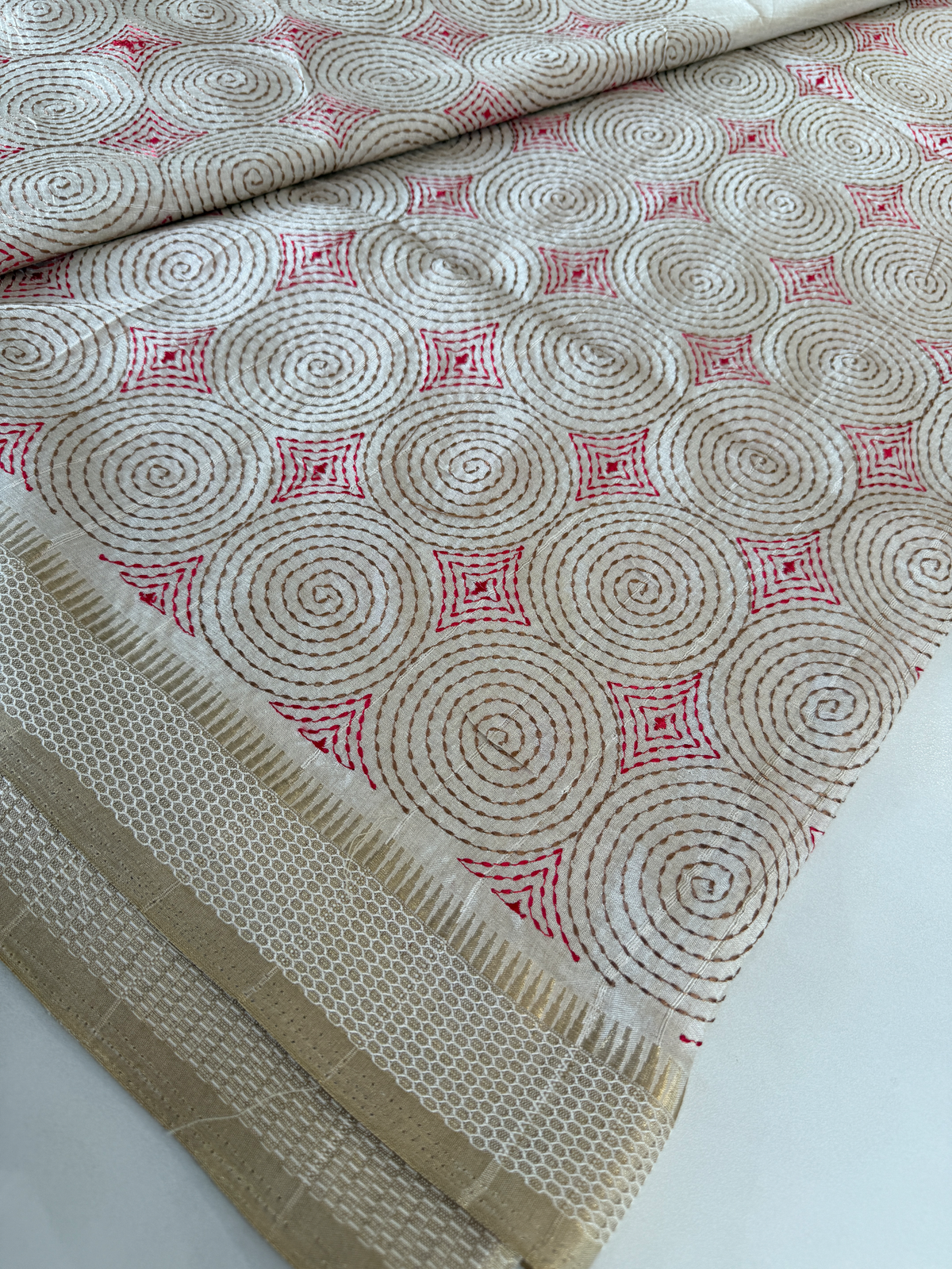 Soft semi Tussar Saree/ 7684c