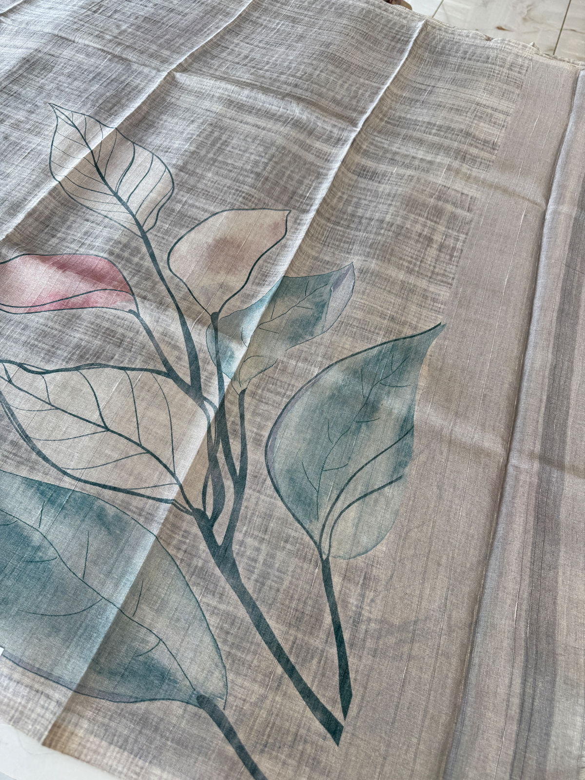 Soft semi silk blended/ 4734