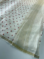 Platinum Georgette Saree/ 8523
