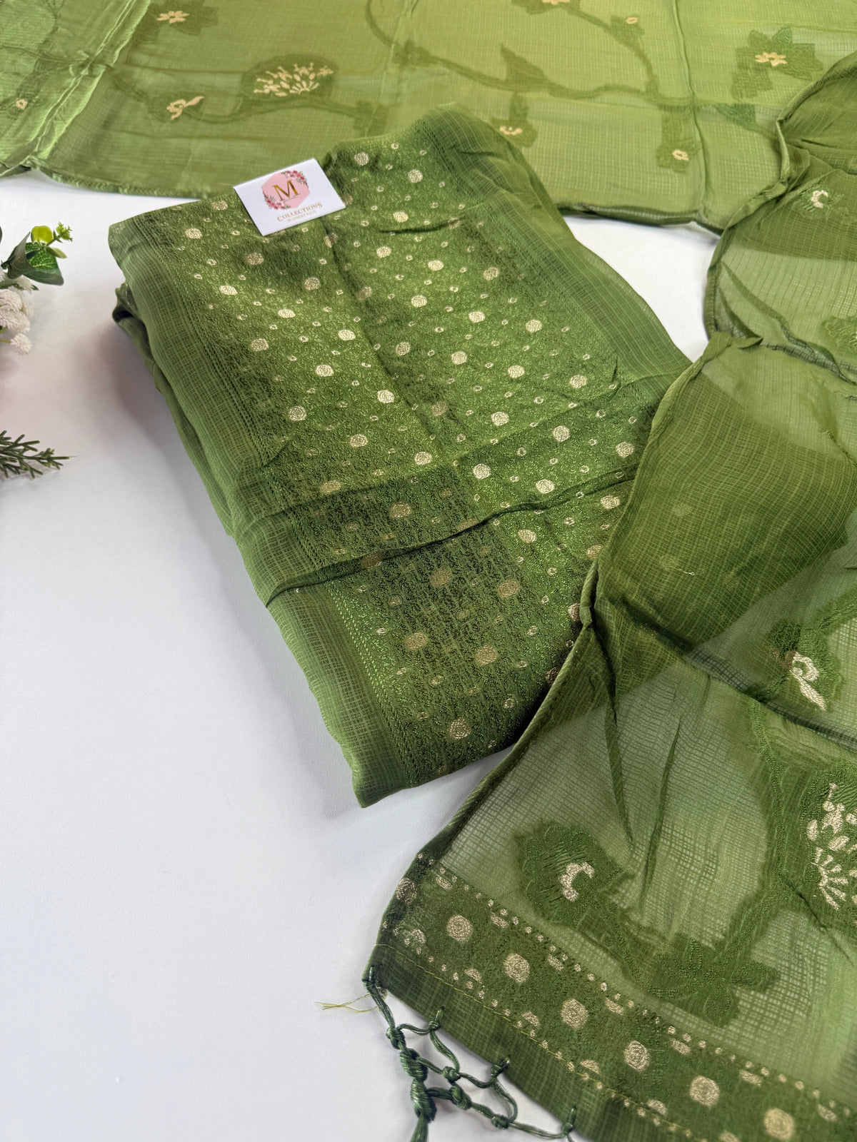 PureSilky kotta unstitched salwar set / NC248
