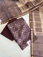 Soft Chanderi Unstitched salwar set / 7001
