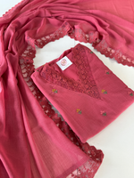 Chiffon unstitched salwar set /NC111