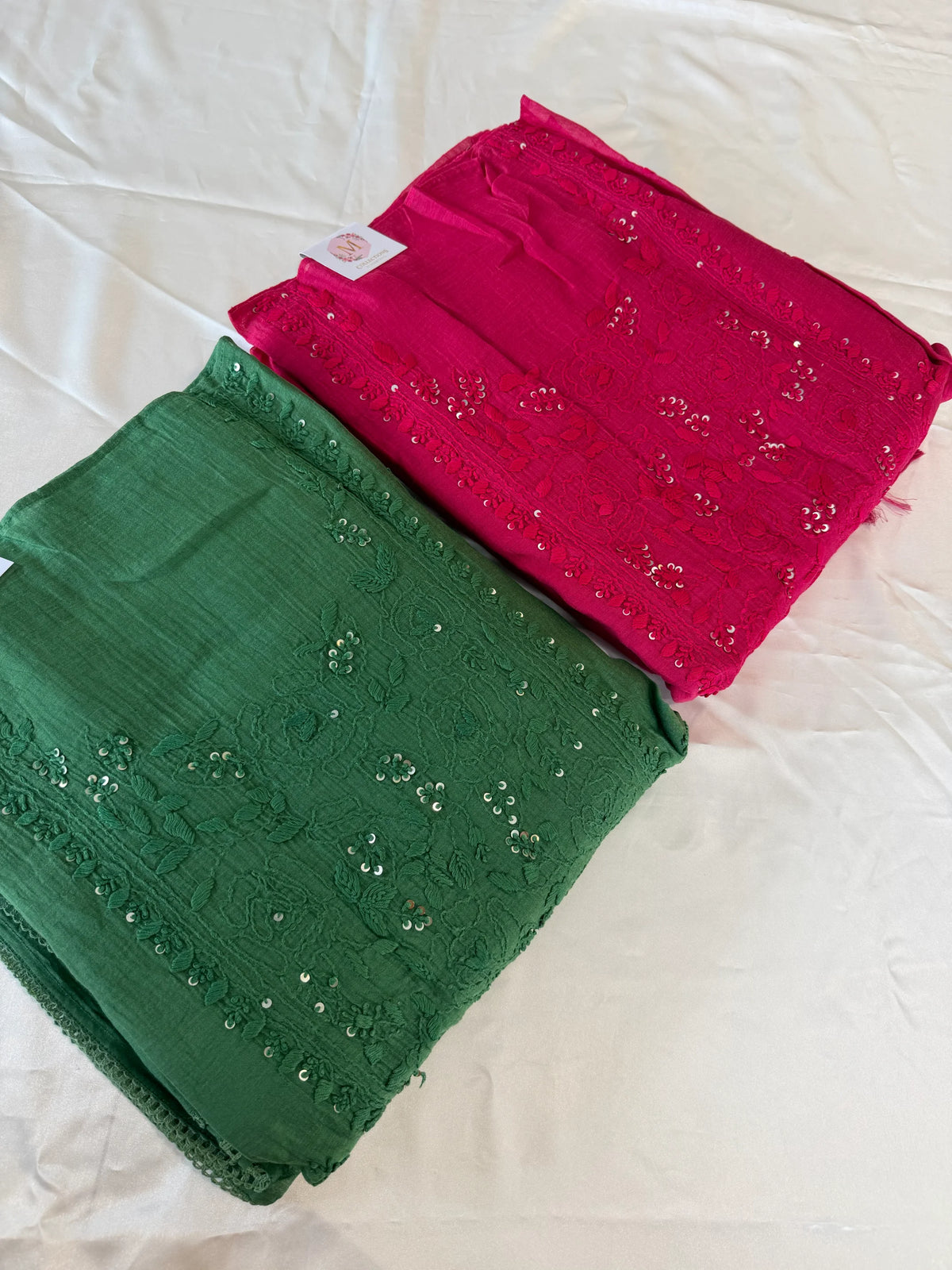 Mal Chanderi unstitched salwar set / MA433