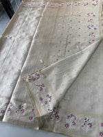 Soft semi Tussar saree / GD371